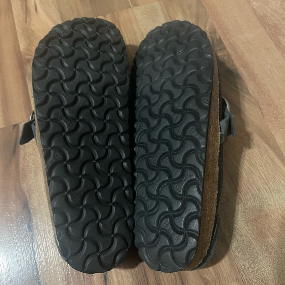 Birkenstock Buckley Blue Suede clogs Sz 39 (8) - Picture 9 of 13